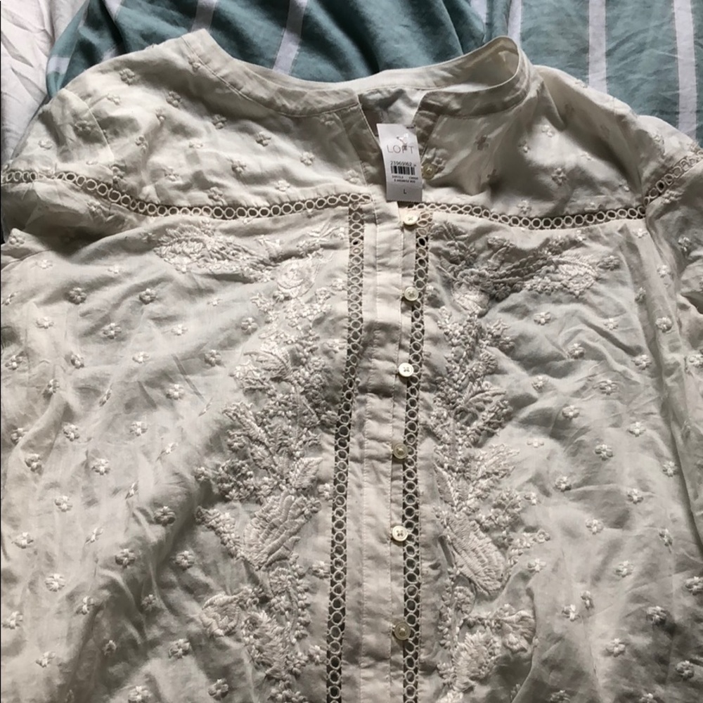 Cream color button down